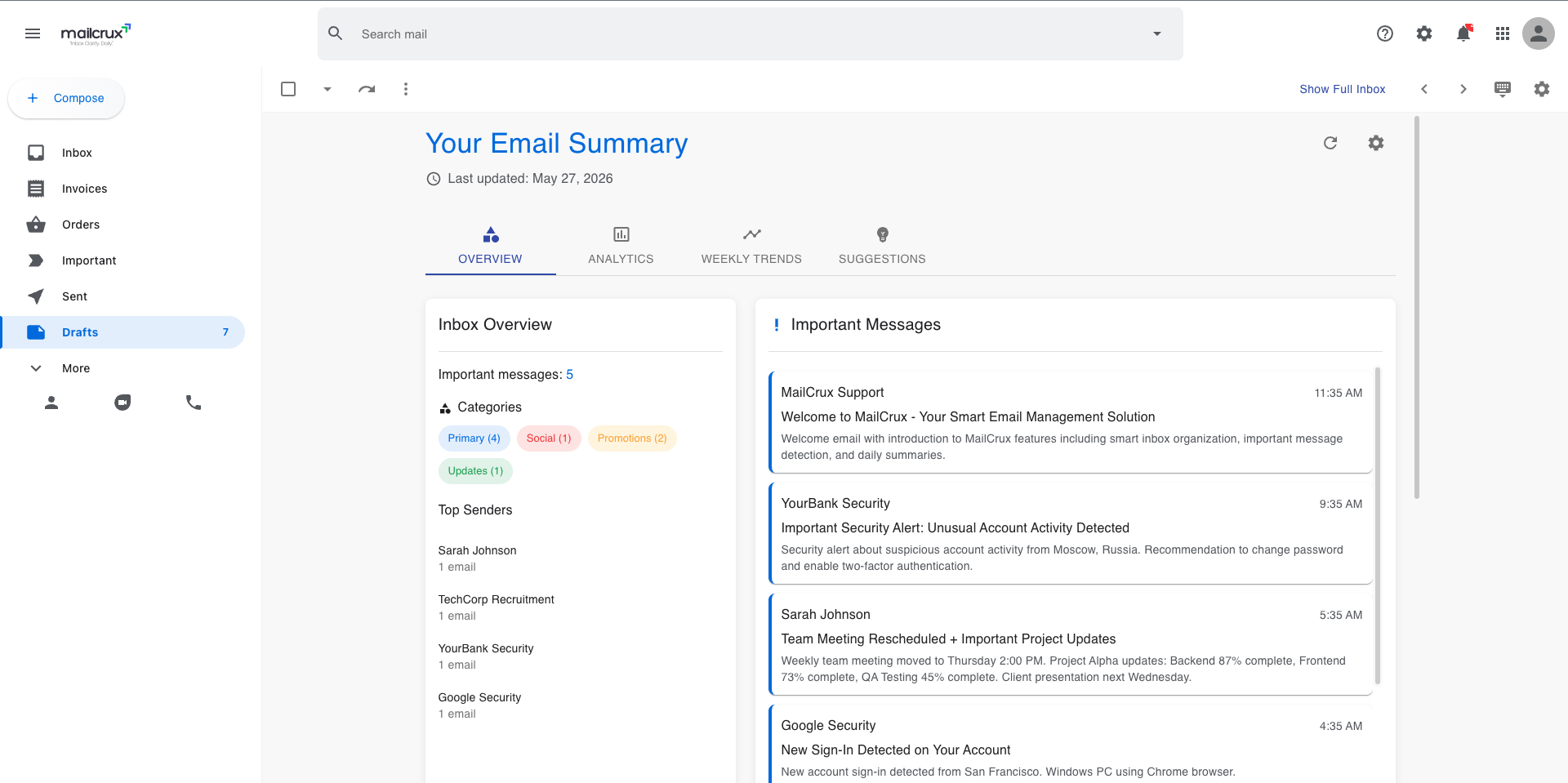 Mail Crux Screenshot 5